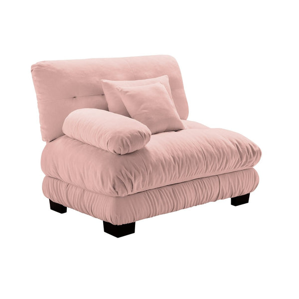 English Elm Pariss Modular Chenille Sectional Sofa Left Facing Unit for Contemporary Living Rooms W714P253476