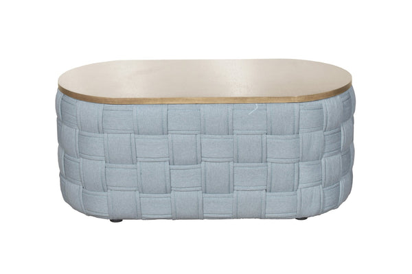 English Elm Saree Chenille Upholstered Coffee Table Low Profile Bohemian Living Room Accent B2726P457129
