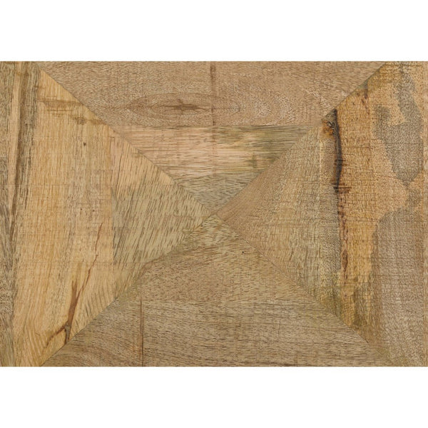 English Elm Avery Natural Mango Wood Coffee Table With Sturdy Metal Legs For Modern Rustic Living Spaces B062P344948