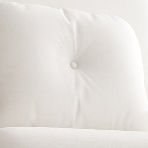 English Elm Folding Sofa Bed Convertible Chair with 5-Position Backrest, High-Density Foam, Durable Iron Frame, Space-Saving Sleeper White W2700P319131