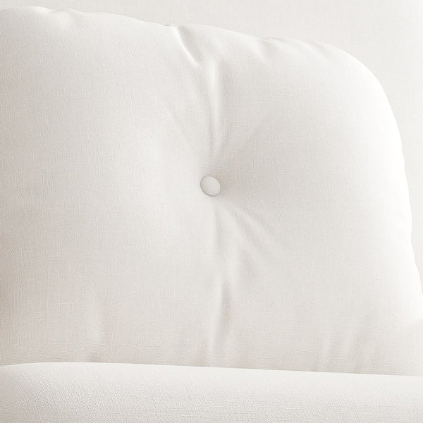 English Elm Folding Sofa Bed Convertible Chair with 5-Position Backrest, High-Density Foam, Durable Iron Frame, Space-Saving Sleeper White W2700P319131