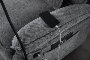 English Elm United U-Shaped Sectional Sofa 106" Cloud Couch - Comfy Chenille, Storage Ottoman, Usb Ports & Pillows W1568S00232-GIGA