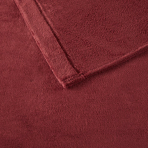 JLA Home True North by Sleep Philosophy - Micro Plush Soloft Sheet Set by Sleep Philosophy — Brushed Both Sides, Lightweight Warmth, OEKO-TEX Safe Burgundy TN20-0582