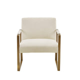 Martha Stewart Jayco Glam/Luxury Accent Chair MT100-0123 Cream