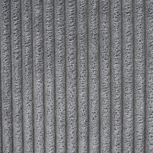 English Elm 107.5" U-shaped Sofa Sectional with Storage Chaise, Pull-Out Bed, USB Charging, Corduroy Comfort Gray N719S001570E