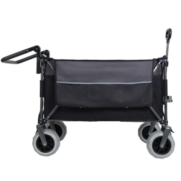 English Elm Multi-functional All-terrain Folding Wagon with Balloon Tires and 300l Outdoor Capacity W2932P317114