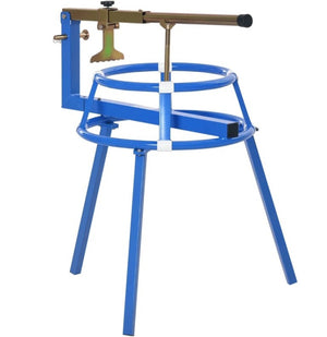 English Elm Motorcycle Tire Changing Stand with Steel Frame Bead Popper for Garage or Track T3971P412693