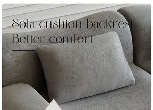 English Elm Sofa Memory Foam 2-Seater Compression Couch with Deep Seat, No Assembly, Sherpa Fabric Comfort Light Gray W3622P346253