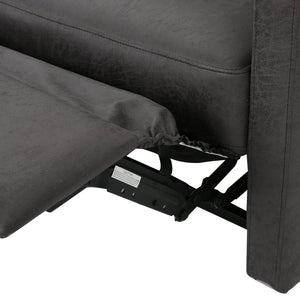 English Elm Christopher Knight Home® - Reclining Loveseat with Push-Back Recline, Plush Tufted Fabric Sofa, Compact Wall-Hugger Design Slate 61372.00MF