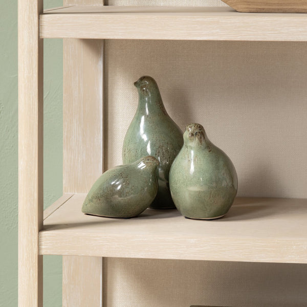 Crestview Collection Partridge Statues - Elegant China Bird Decor By Crestview For Home & Garden - Unique Accessories   Cvdzep035a