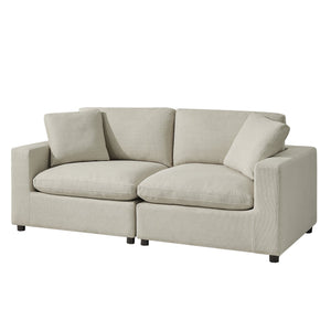 English Elm Cassandra Modular 2-Piece Sofa - Luxurious Comfort, Durable Design & Flexible Living For Families B050S00004