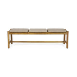 Christopher Knight Home® - Noble House - Cambria Outdoor 3 Seater Wicker Bench