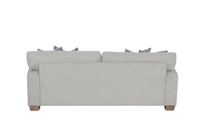 English Elm Sofa Birch Cream White Upholstered - Reversible Seats, High-Density Cushions & 4 Down Pillows B2699P296300