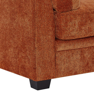 English Elm Christopher Knight Home® - 83.50" Modern Flared Arms Sofa with Chenille Upholstery, High-Density Cushions and Sturdy Legs Caramel N771P345835W