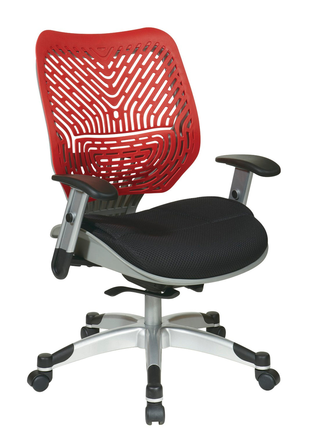 OSP Home Furnishings Cosmo Spaceflex Ergonomic Mesh Manager Chair with Adaptive Lumbar and Breathable Seat 86-M39C625R