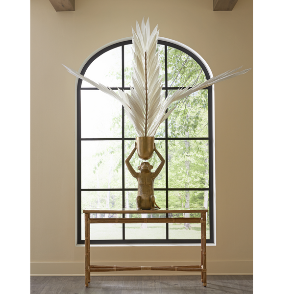 Abu Gold Planter - Vintage-Inspired Cast Aluminum Design with Antique Gold Finish for Bohemian Style