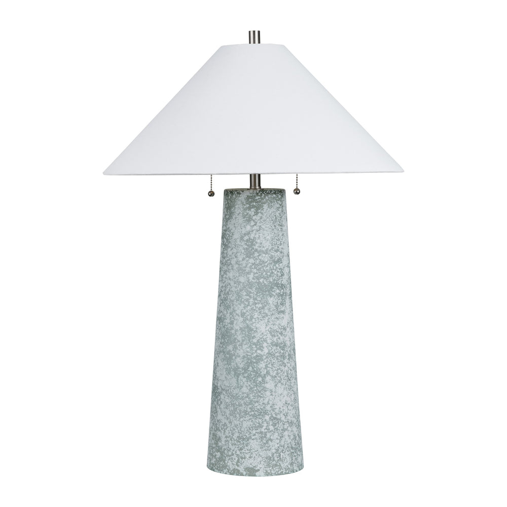 Crestview Collection 30.5"H Stylish Glass Table Lamp Set Of 2 With Elegant Shades - Perfect For Home Decor & Lighting   Cvazbs138