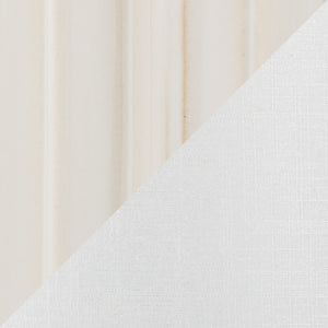 English Elm Stella Glossy Ceramic Table Lamp 23" with White Fabric Shade, Sleek Contemporary Lighting Accent Cream B202P224201