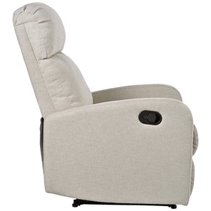 English Elm Christopher Knight Home® - Modern Recliner Plush Manual Recliner Chair with Ergonomic Support, 3-Position Backrest, Durable Fabric Comfort Wheat N763P256491A