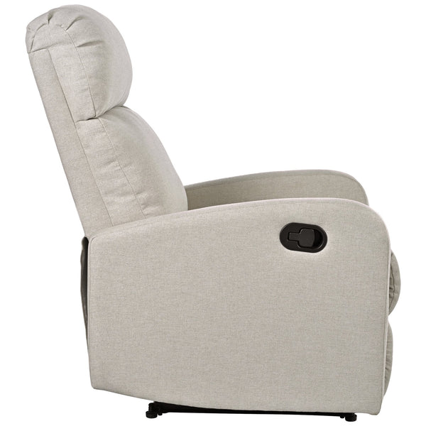 English Elm Christopher Knight Home® - Modern Recliner Plush Manual Recliner Chair with Ergonomic Support, 3-Position Backrest, Durable Fabric Comfort Wheat N763P256491A