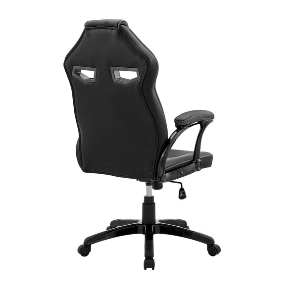 English Elm Aspect Racing Style Gaming Chair Faux Leather Mesh High Back with Lumbar Pillow B2736P464851