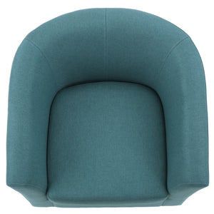 English Elm Christopher Knight Home® - PLAZA Club Chair with Plush Upholstery and Mid-Century Profile — Cozy, Stylish Accent Seat for Living Rooms Teal 31 L x 29.25 W x 26.25 H 46619.00FDTE