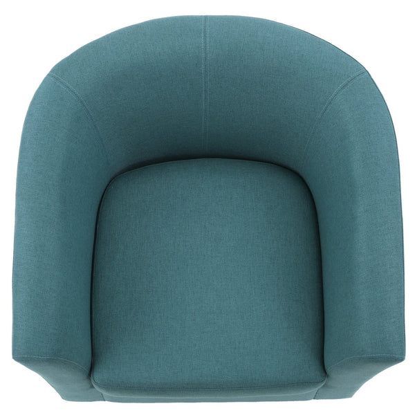 English Elm Christopher Knight Home® - PLAZA Club Chair with Plush Upholstery and Mid-Century Profile — Cozy, Stylish Accent Seat for Living Rooms Teal 31 L x 29.25 W x 26.25 H 46619.00FDTE