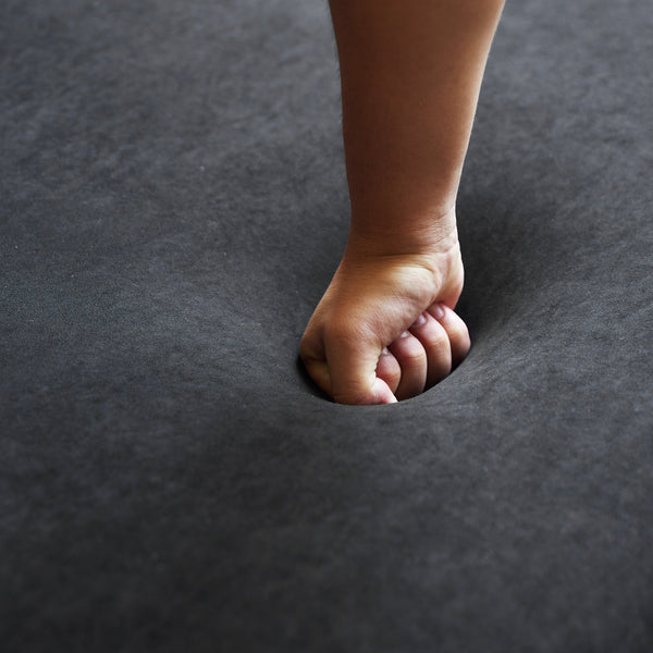 English Elm 132" Curved Sofa with Velvet Upholstery, Luxurious 6-Seater Half Moon Design for Modern Spaces Black B2735S00026