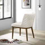 English Elm Ashcroft Furniture - Daley White Fabric Dining Chair (Set Of 2)