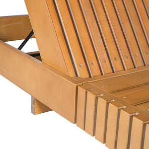English Elm Christopher Knight Home® - Lounge Chaise Set - Elegant Acacia Wood With Cream Cushion, Ergonomic Design & Adjustable Comfort N770P281696C_65429.00CUSH
