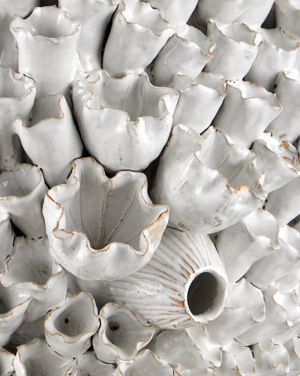 Currey & Company Manitapi Table Lamp - Handcrafted Ceramic Art With Coral-inspired Design & Unique Sea Elements White Ceramic 6000-1045-currey-company