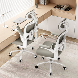 English Elm Ergonomic Office Chair With Adjustable Lumbar Support, Flip-Up Armrests & Stylish Modern Design T3623P380905