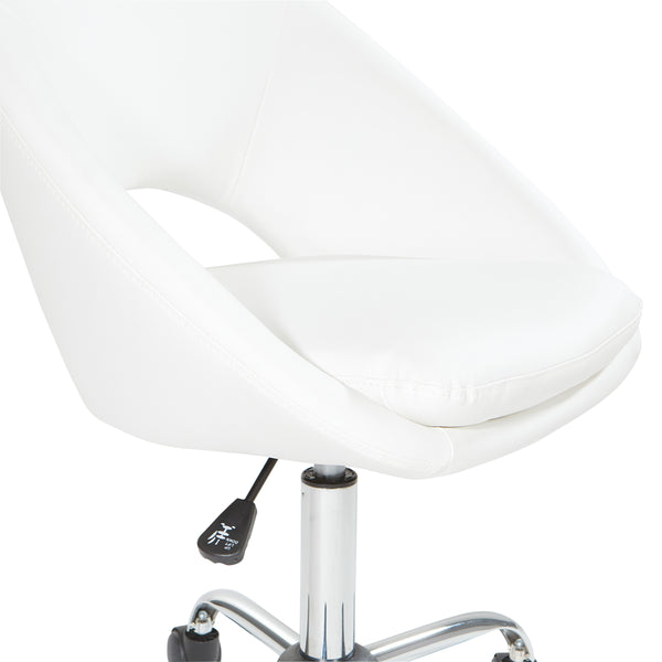 OSP Home Furnishings Milo Office Chair White