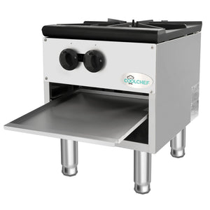 English Elm 80,000 Btu Single Burner Commercial Gas Range for High Volume Stock Pot Cooking W3629P462150