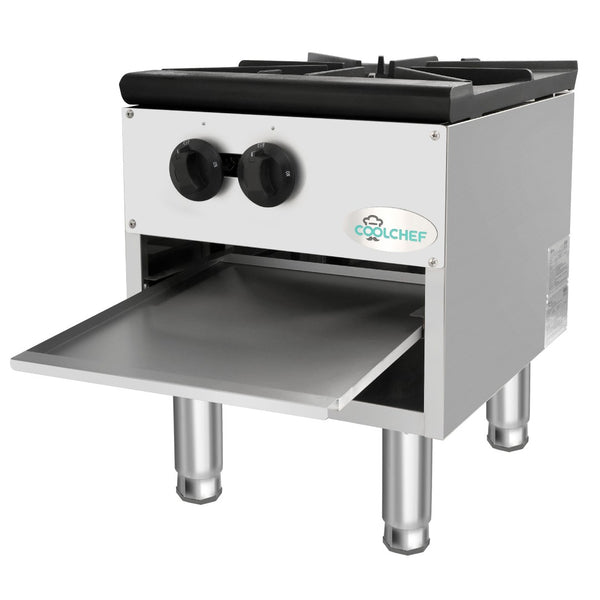 English Elm 80,000 Btu Single Burner Commercial Gas Range for High Volume Stock Pot Cooking W3629P462150