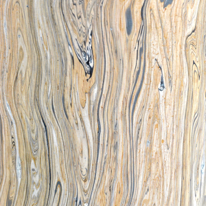 London Sky Decorative Vase Trio – Hand-Painted Gray & Peach Wood Vases for Bohemian Home Decor