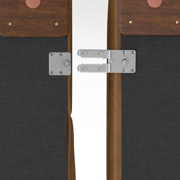 English Elm Rex Left Sectional Sofa With Ottoman – Modern Comfort, Handcrafted Quality, Caramel Brown Leather Design B136P199201-GIGA