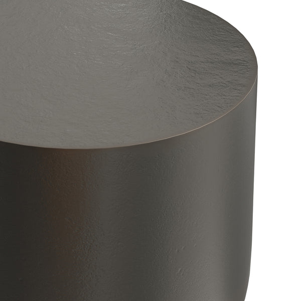 English Elm Anthony Cast Aluminum Side Table - Handcrafted Tulip Shape End Table in Antique Bronze & Brass Finish B136P239045