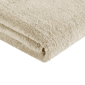 JLA Home 510 Design - 100% Cotton zero-twist 12-piece towel set — quick-dry, ultra-absorbent bath, hand & washcloths, OEKO-TEX certified Beige 5DS73-0217