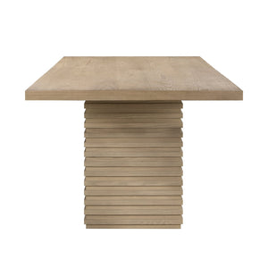 English Elm Christopher Knight Home® - 95Inches Contemporary Industrial Dining Table In Light Ash - Seats 6-10, Durable, Stylish Centerpiece N771P346933A_N771P346934A