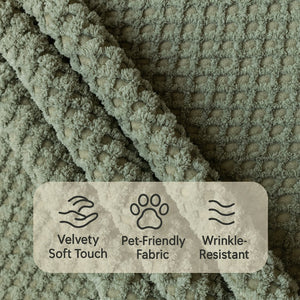English Elm Modular Low Profile Sectional Sofa Plush Chenille Upholstery for Cozy Living Rooms W3326S00033