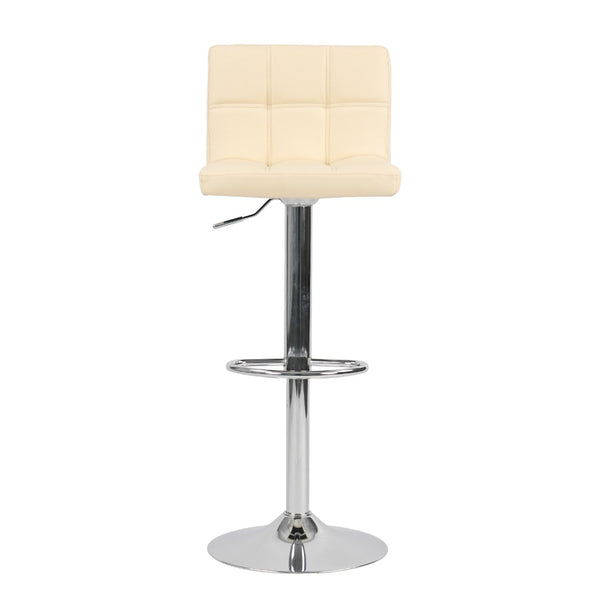 English Elm Hengming Adjustable Trumpet Base Bar Chairs Padded Ergonomic Seating Set of 2 W212P454048