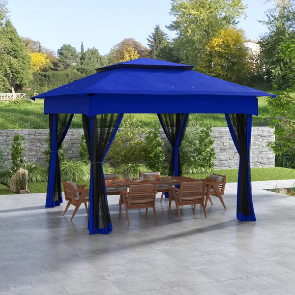English Elm Outsunny 11' X 11' Instant Pop-Up Canopy With Screened Walls - Perfect Outdoor Shelter For Events! W2225P229371-GIGA