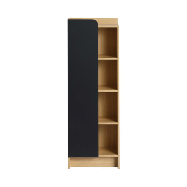 English Elm 16" Slim Wall Mounted Bathroom Cabinet Plywood Open Shelves Scandinavian Storage W3450P440620