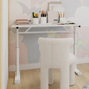 English Elm Adjustable Study Desk For Kids & Adults – Compact, Height-Adjustable Workspace, Modern Design Solutions W1935P338362