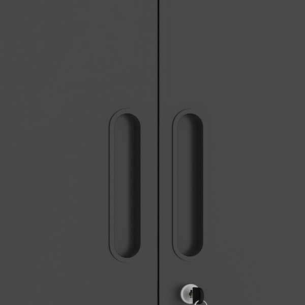English Elm Heavy Duty Wall Mounted Steel Cabinet Locking Lift Door Garage Workshop Storage T2398P236613