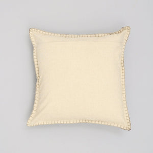 English Elm Stonewashed Cotton Velvet Throw Pillow - Hand-Stitched Edges, Luxurious 19" Square Accent Pillow B346P321252-GIGA