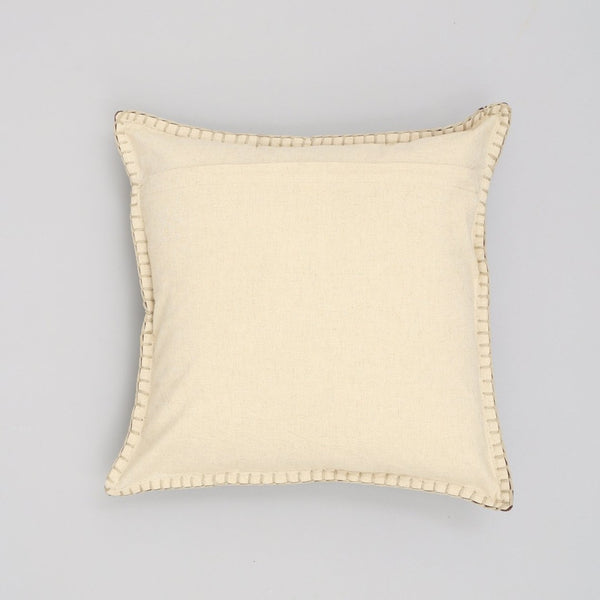 English Elm Stonewashed Cotton Velvet Throw Pillow - Hand-Stitched Edges, Luxurious 19" Square Accent Pillow B346P321252-GIGA