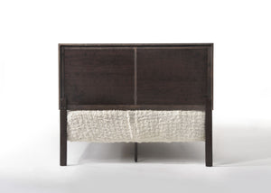 English Elm Madison Solid & Composite Wood Queen Bed with Raised Molding Headboard, Low Profile Footboard, 660lb PMID Espresso 86 L x 8 W x 4 H B2726S00417