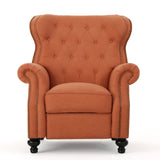 Christopher Knight Home® - Noble House - Walder Contemporary Tufted Fabric Recliner with Nailhead Trim